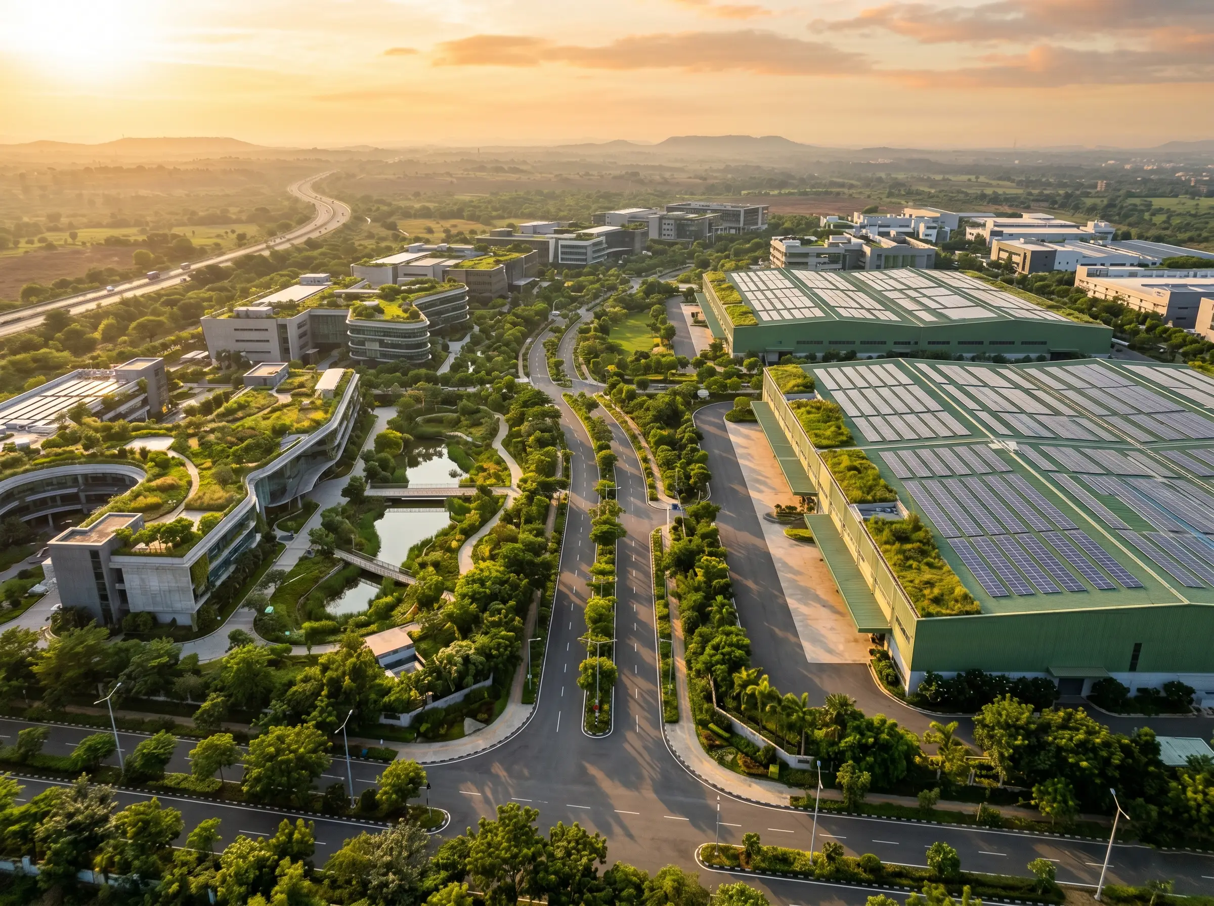 Biomass grass cultivation for sustainable infrastructure